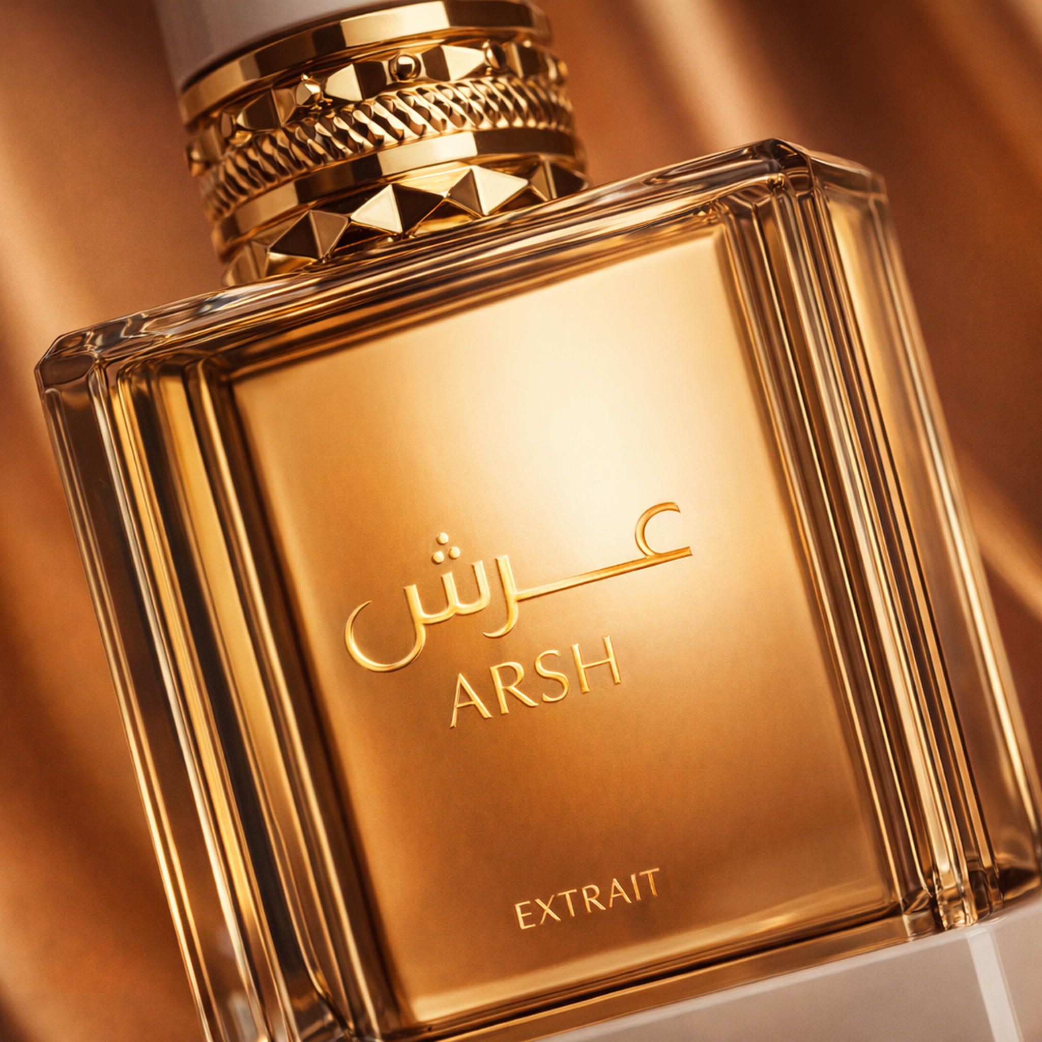 French Avenue Arsh Extrait Parfum macro label detail gallery showcase