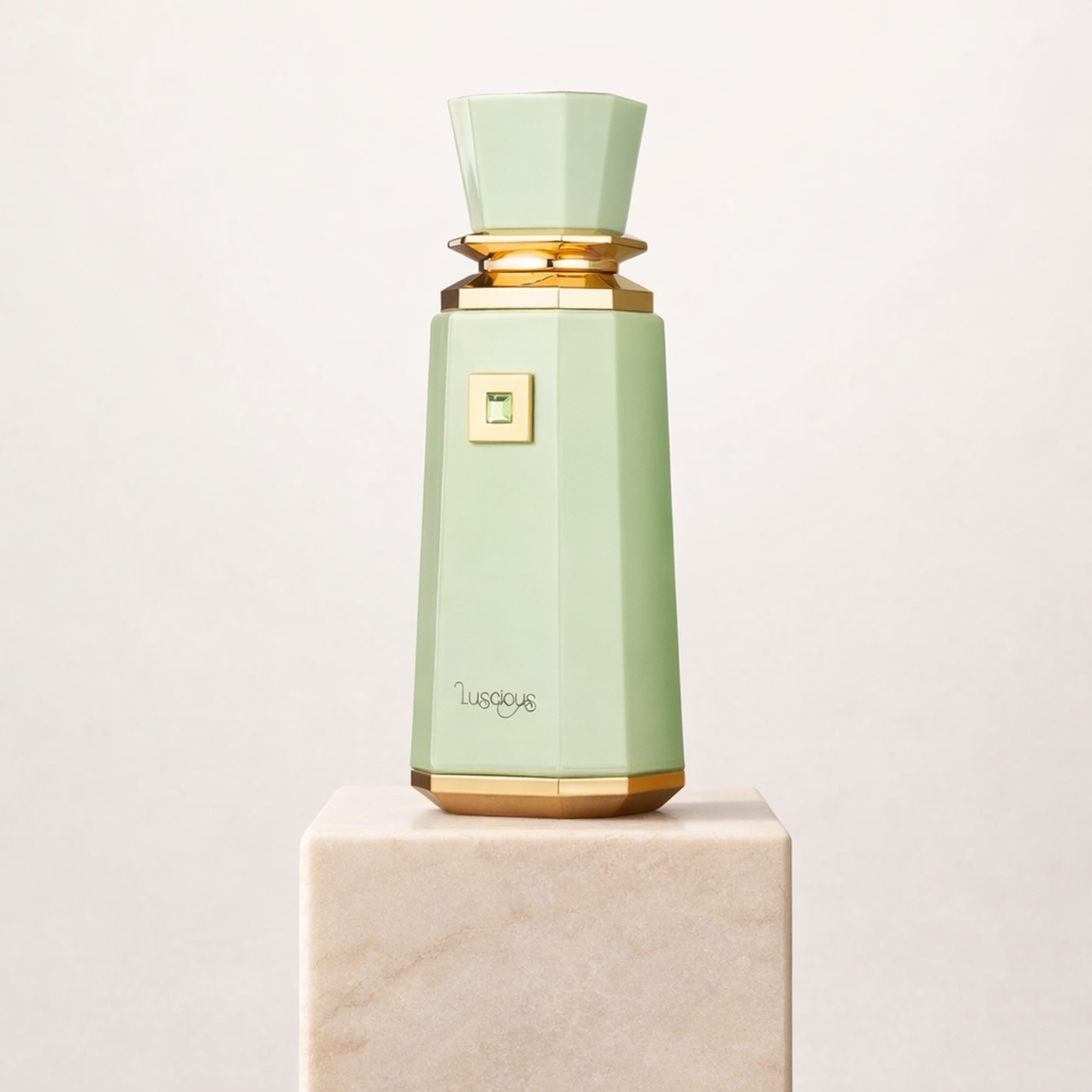 French Avenue Luscious EDP upright pedestal gallery showcase