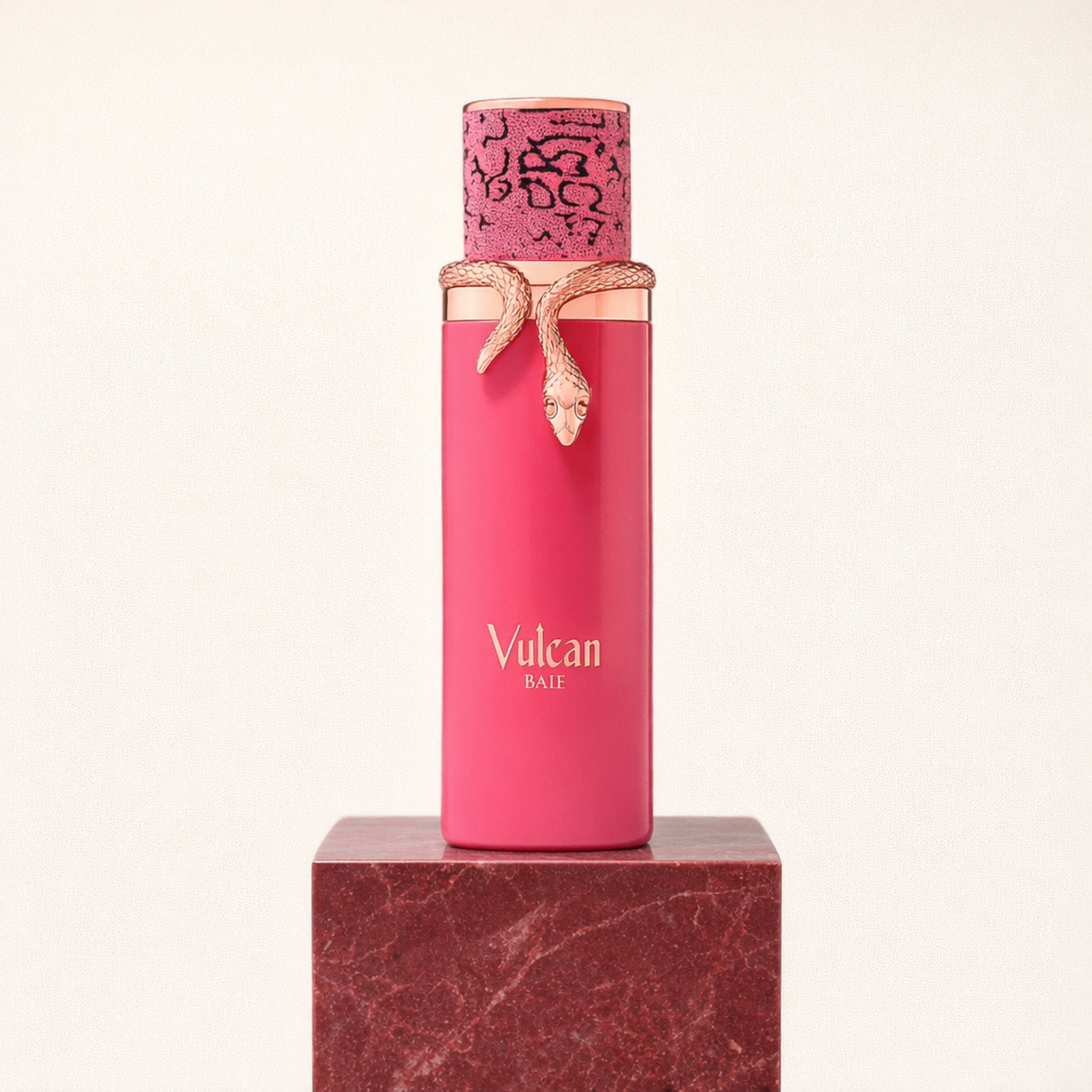 French Avenue Vulcan Baie Extrait de Parfum upright pedestal gallery showcase
