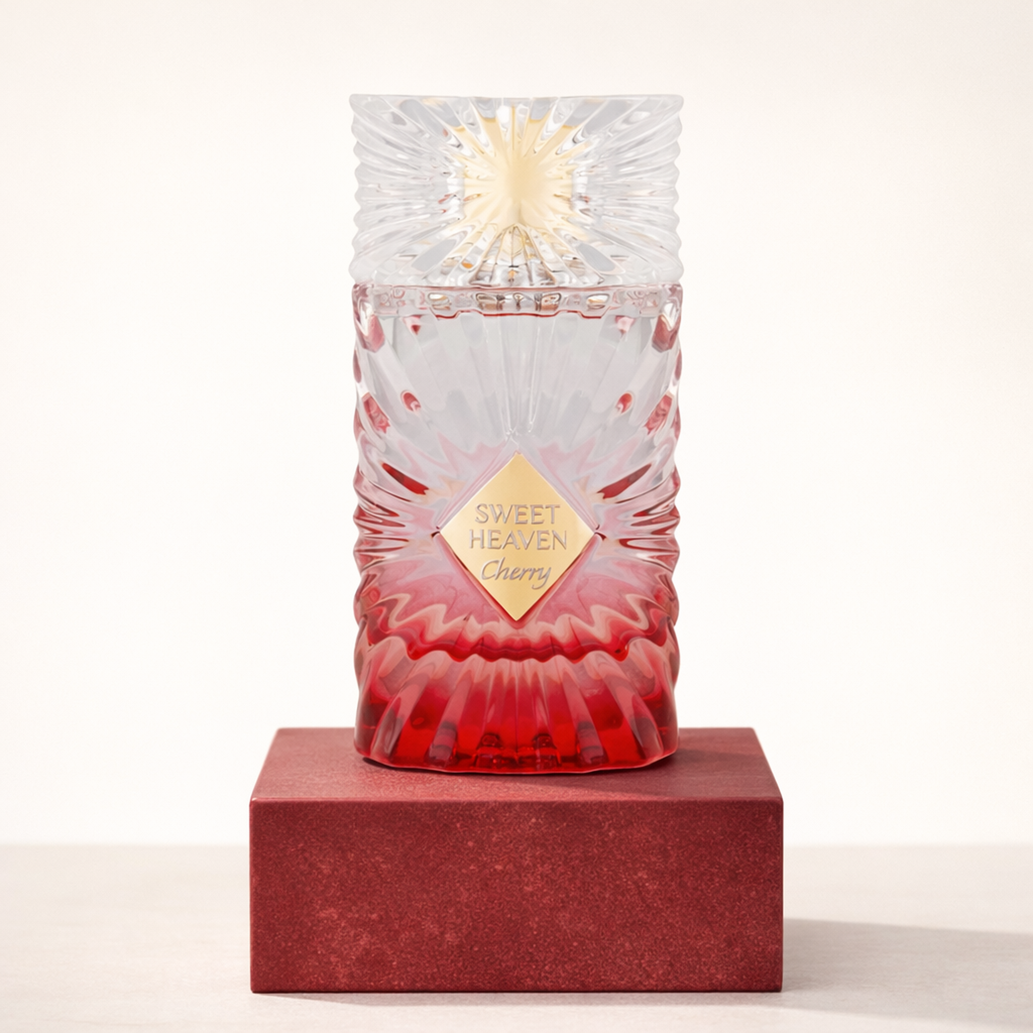 Gulf Orchid Sweet Heaven Cherry EDP upright pedestal gallery showcase
