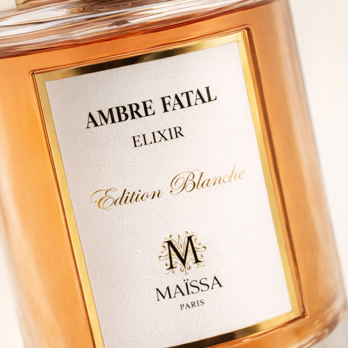 Maissa Ambre Fatal Elixir EDP macro label detail gallery showcase