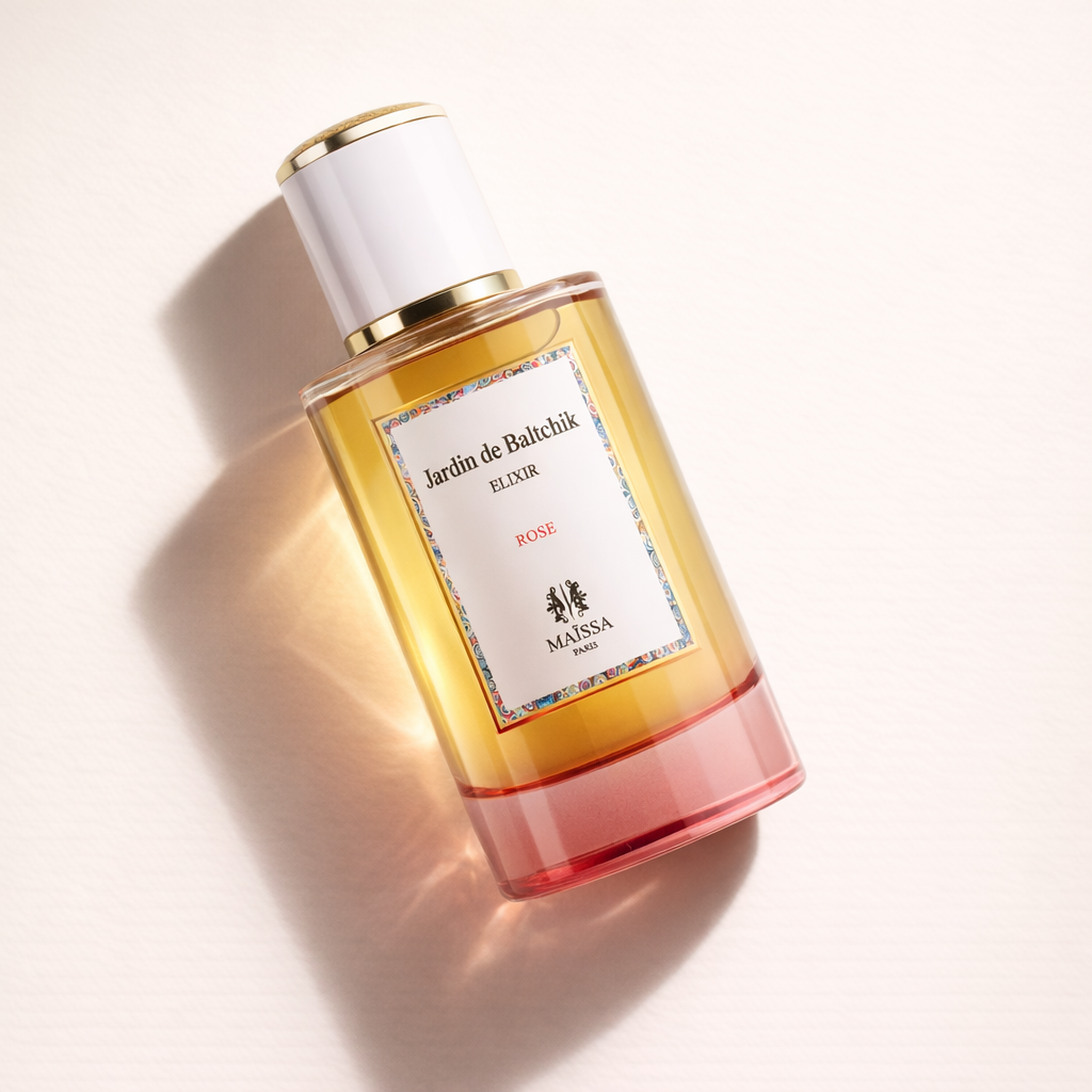 Maissa Jardin de Baltchik Elixir Rose EDP angled still-life gallery showcase
