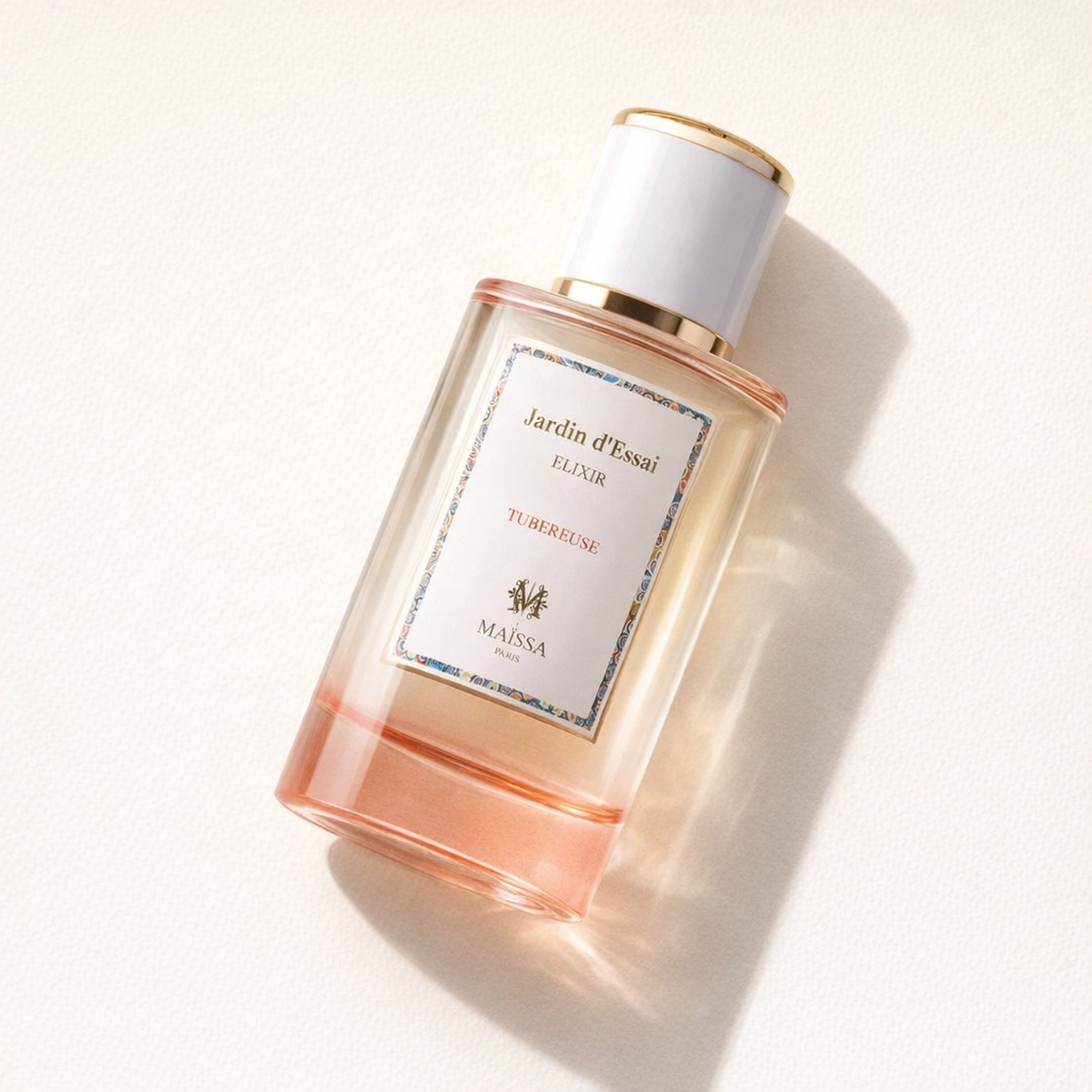 Maissa Jardin D'Essai EDP angled still-life gallery showcase