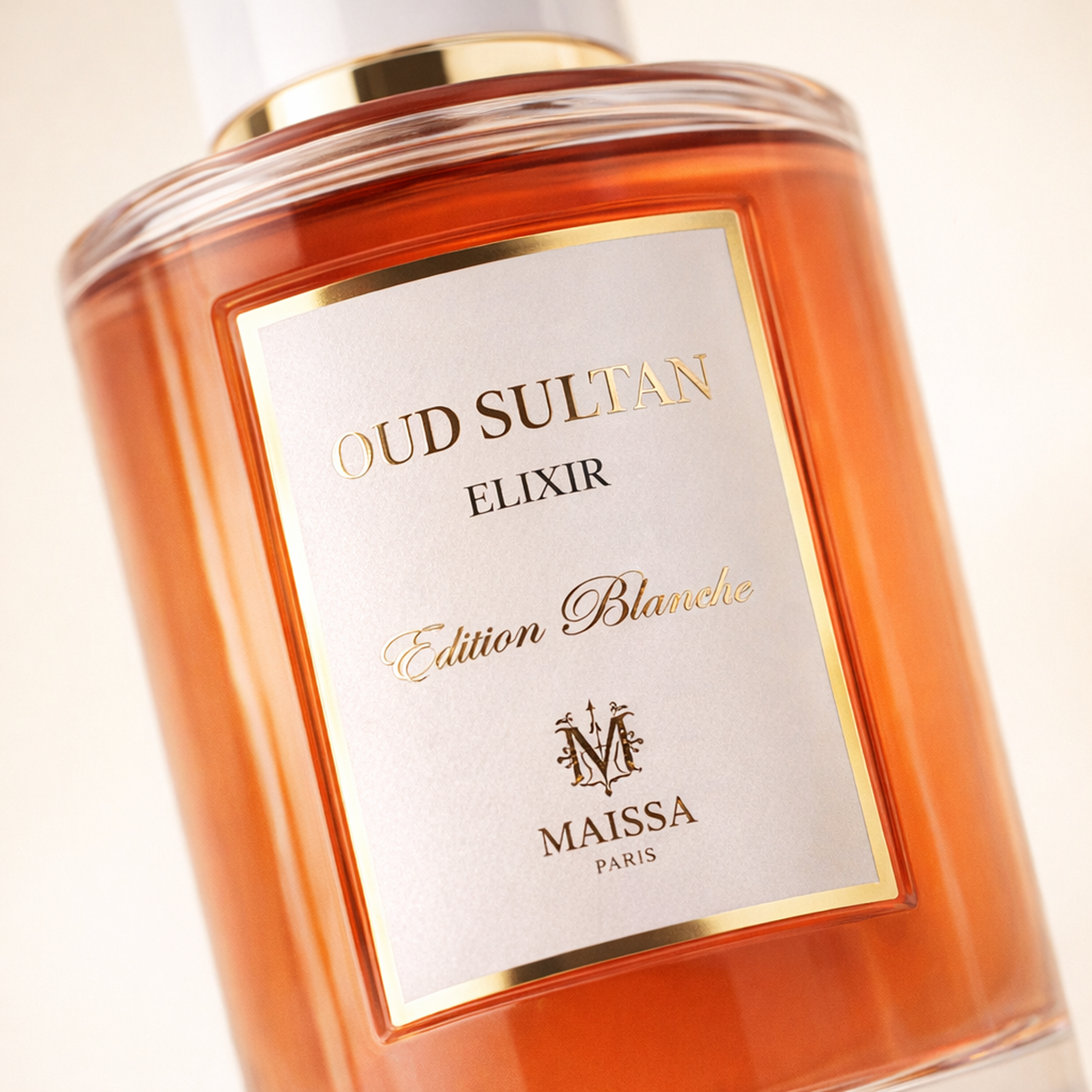 Maissa Oud Sultan Elixir EDP macro label detail gallery showcase