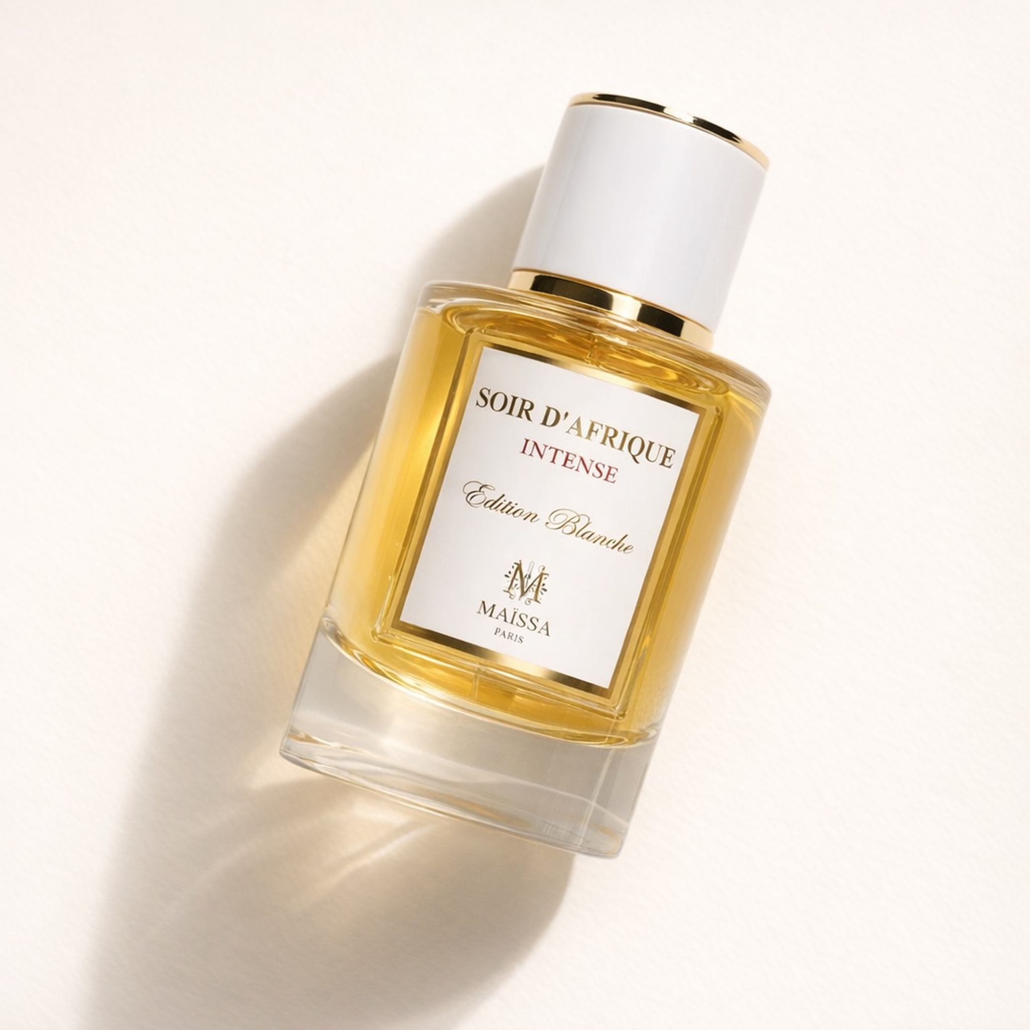 Maissa Soir D'Afrique Intense EDP angled still-life gallery showcase