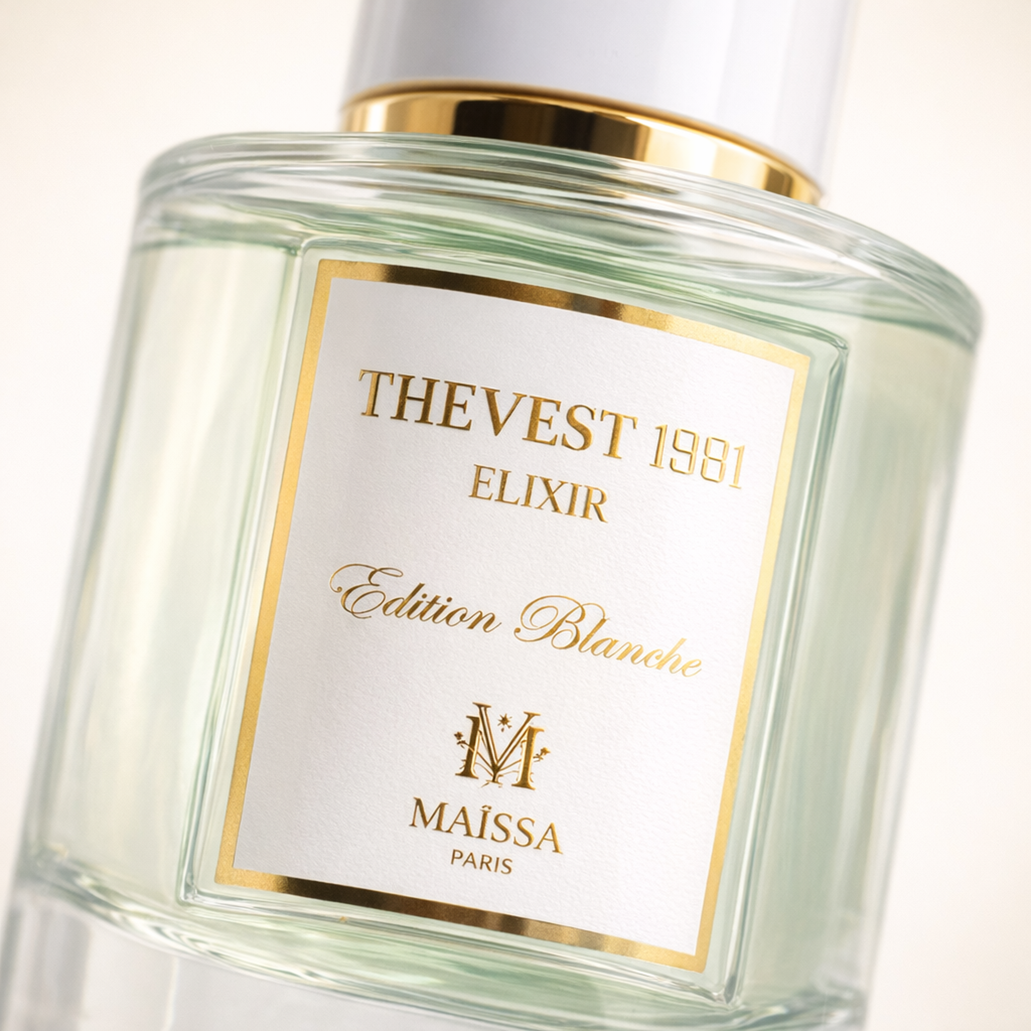 Maissa Thevest 1981 Elixir EDP macro label detail gallery showcase
