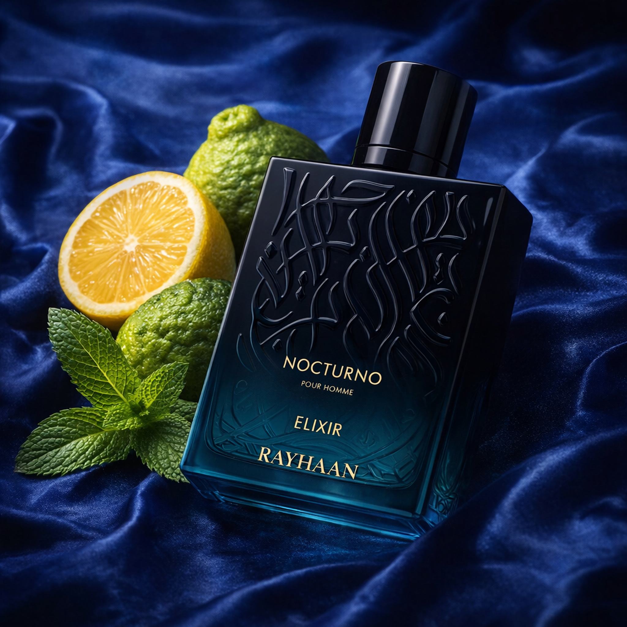 Rayhaan Nocturno Elixir EDP For Men fragrance notes image
