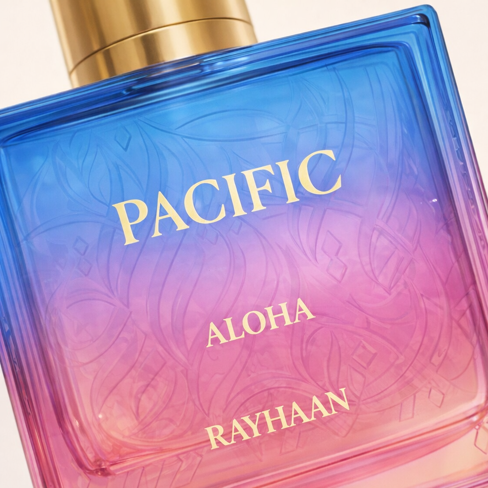 Rayhaan Pacific Aloha EDP macro label detail gallery showcase