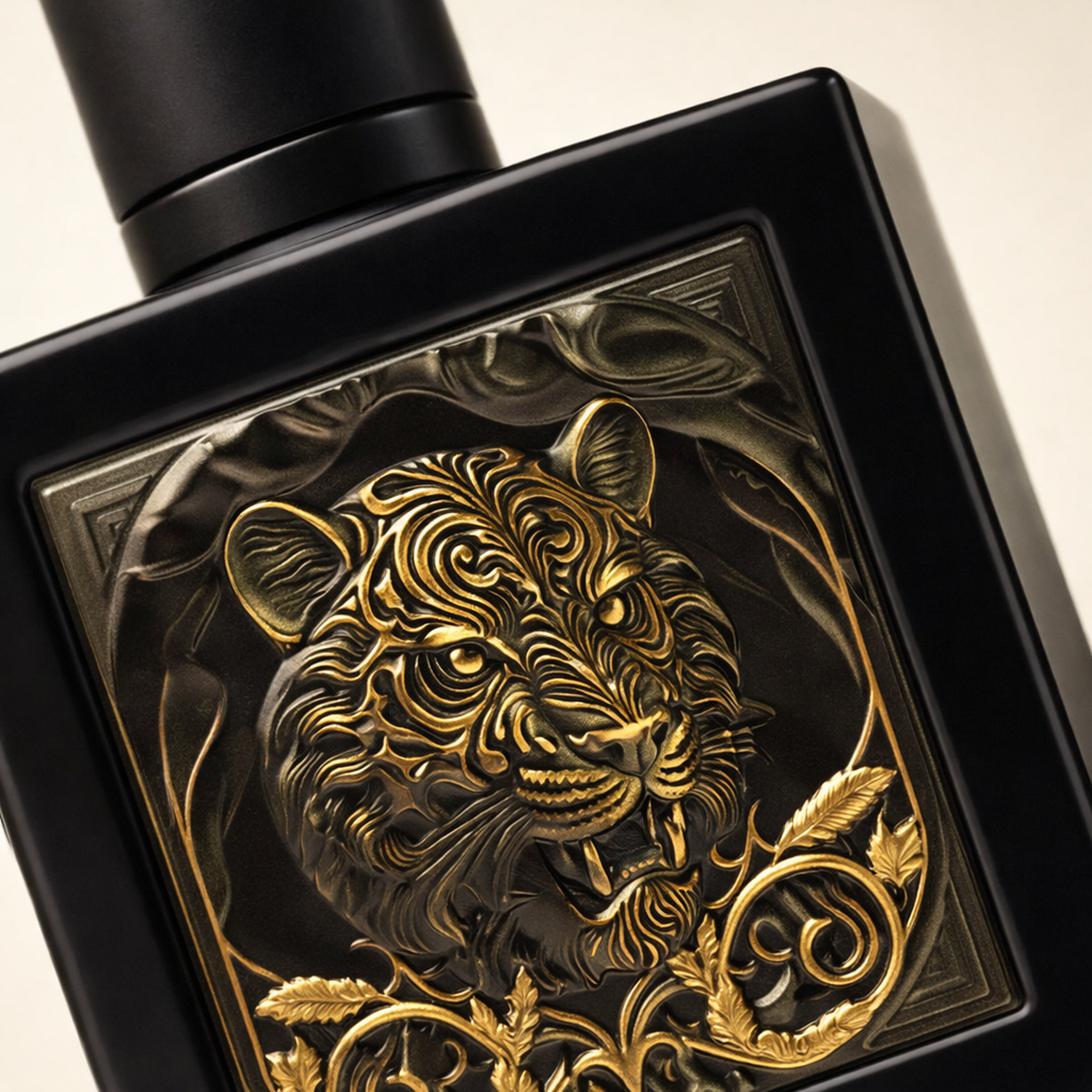 Rayhaan Tiger EDP macro label detail gallery showcase