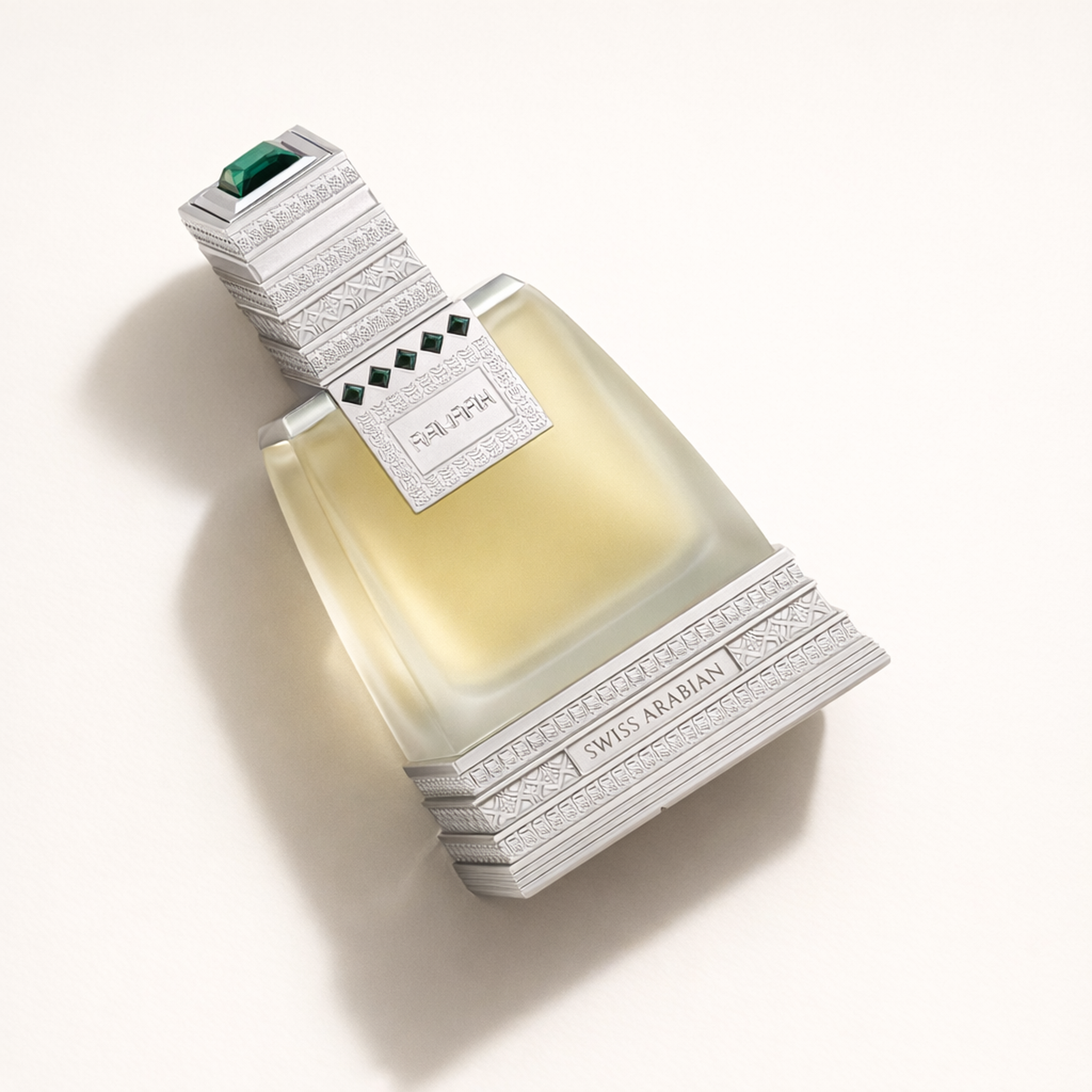 Swiss Arabian Rakaan EDP angled still-life gallery showcase