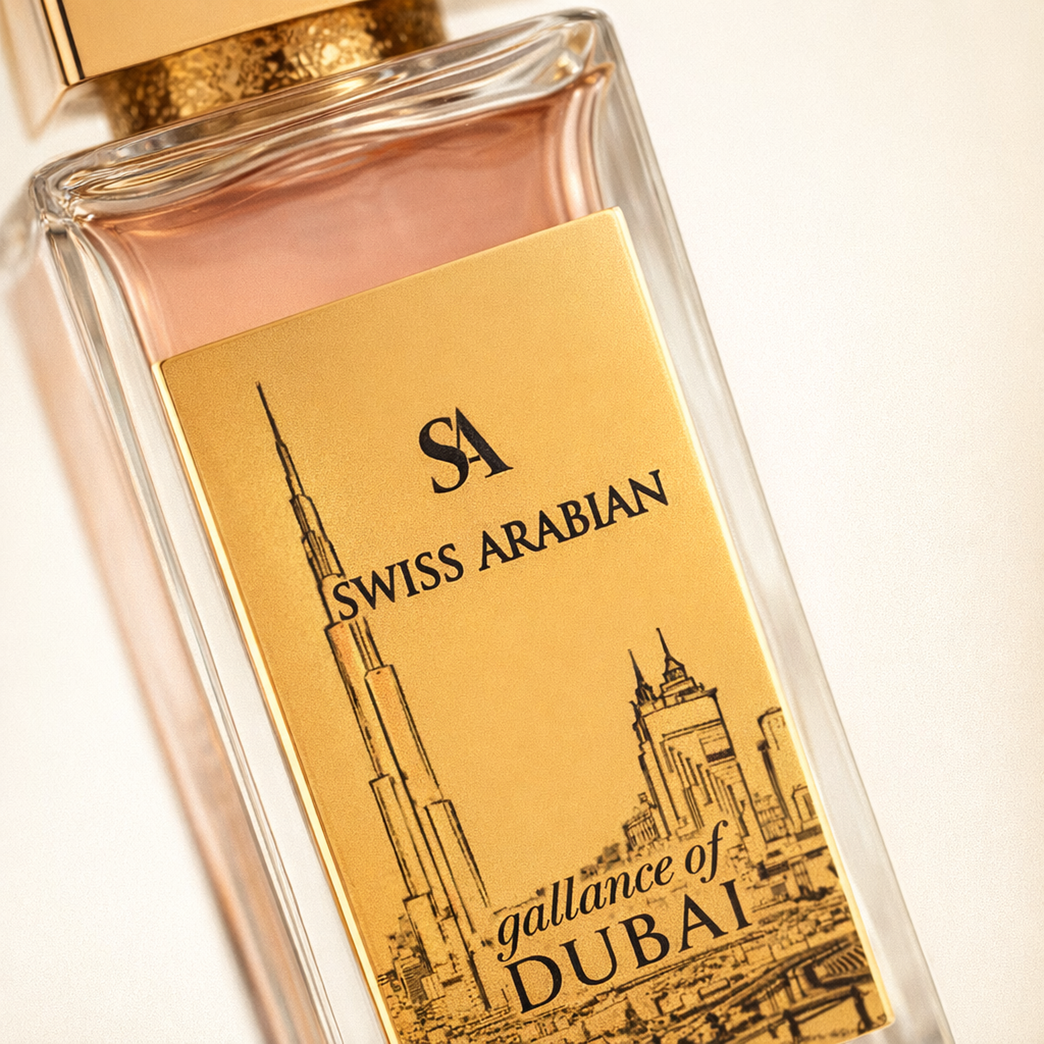 Swiss Arabian Opulence of Dubai EDP macro label detail gallery showcase