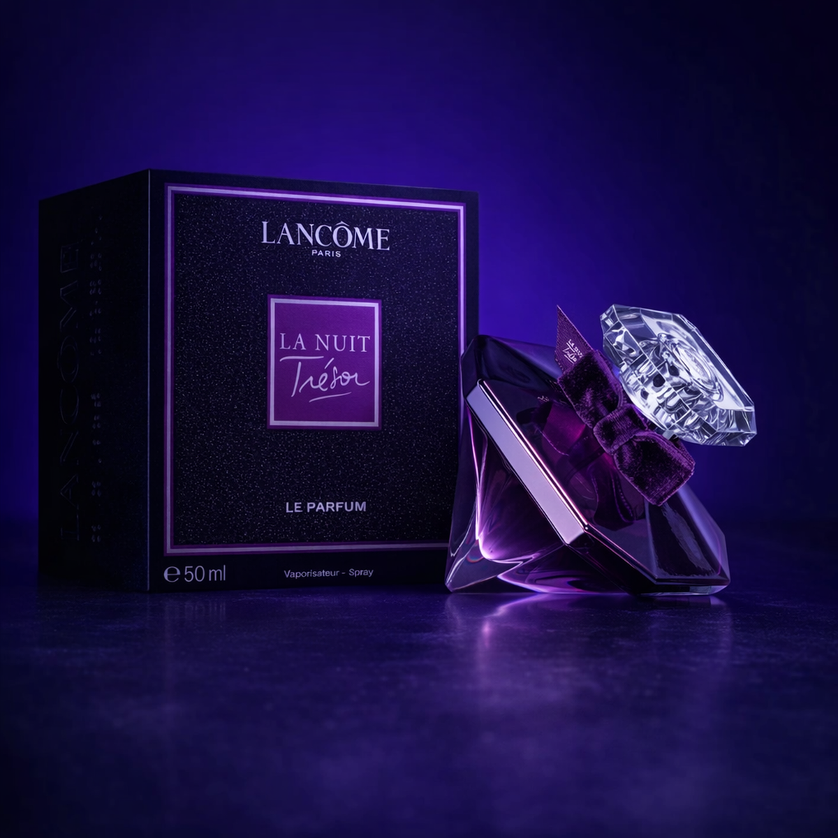 Lancome Tresor la Nuit le Parfum For Women packaging product shot gallery showcase