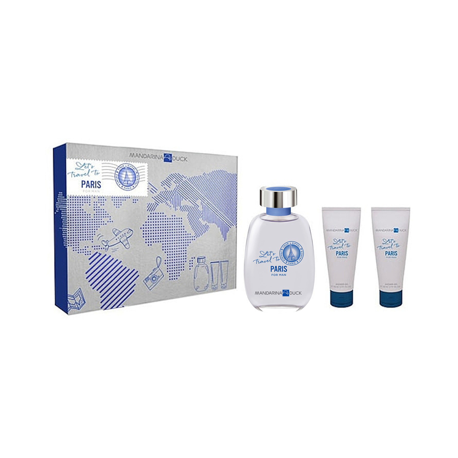 Mandarina Duck Let's Travel To Paris Gift Set for Him