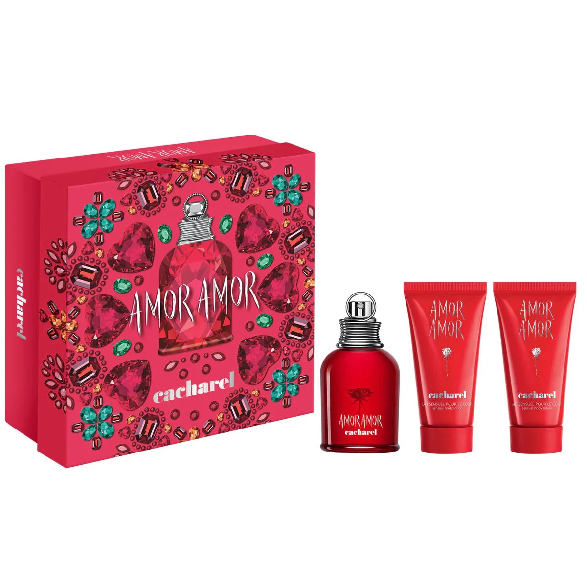 Cacharel Amor Amor EDT & Sensual Body Lotion Set for Women | My Perfume Shop