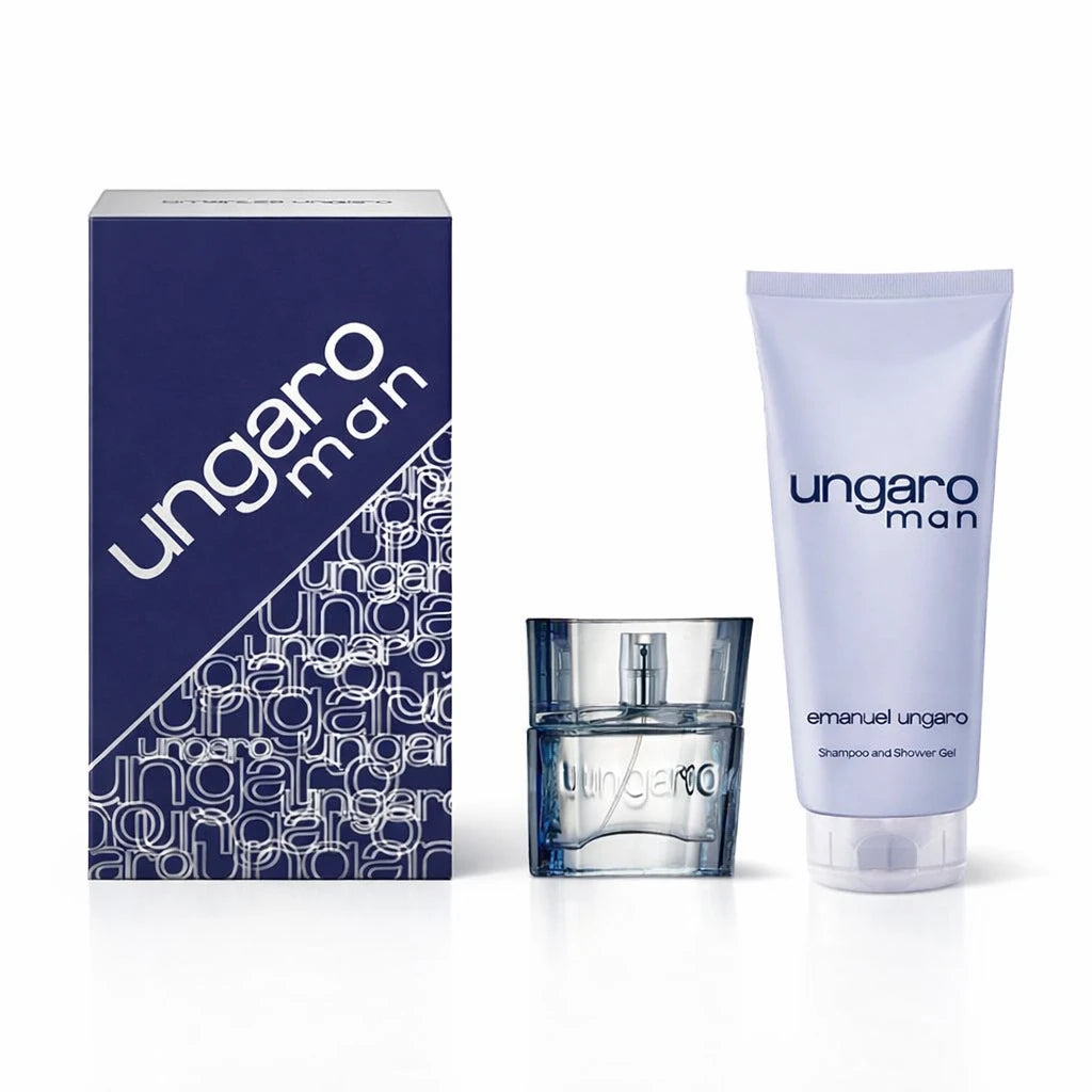 Emanuel Ungaro Man EDT Shampoo & Shower Gel Gift Set for Men OpenAI studio hero