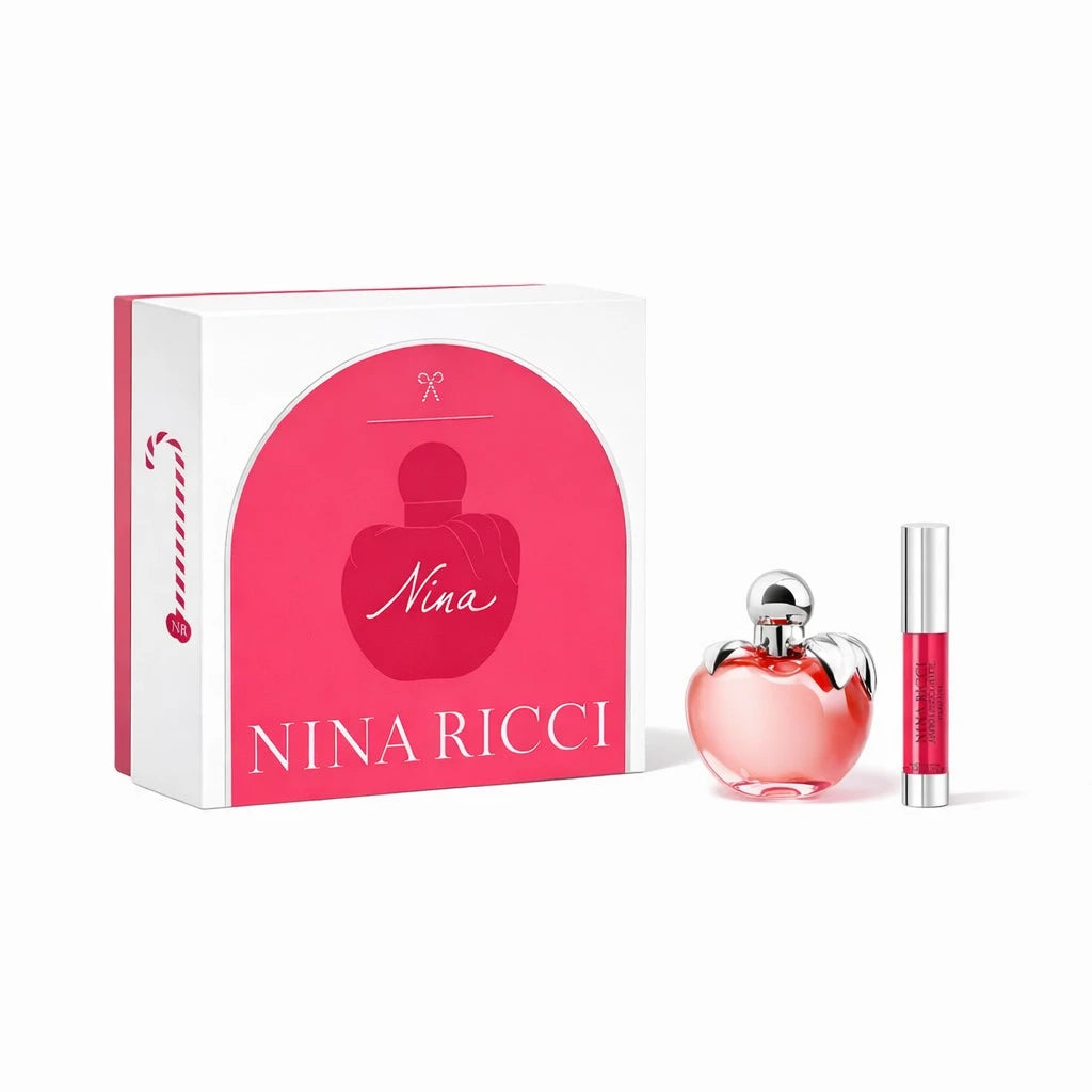 Nina Ricci Nina Essence & Elegance EDT Matte Lipstick Travel Gift Set OpenAI studio hero