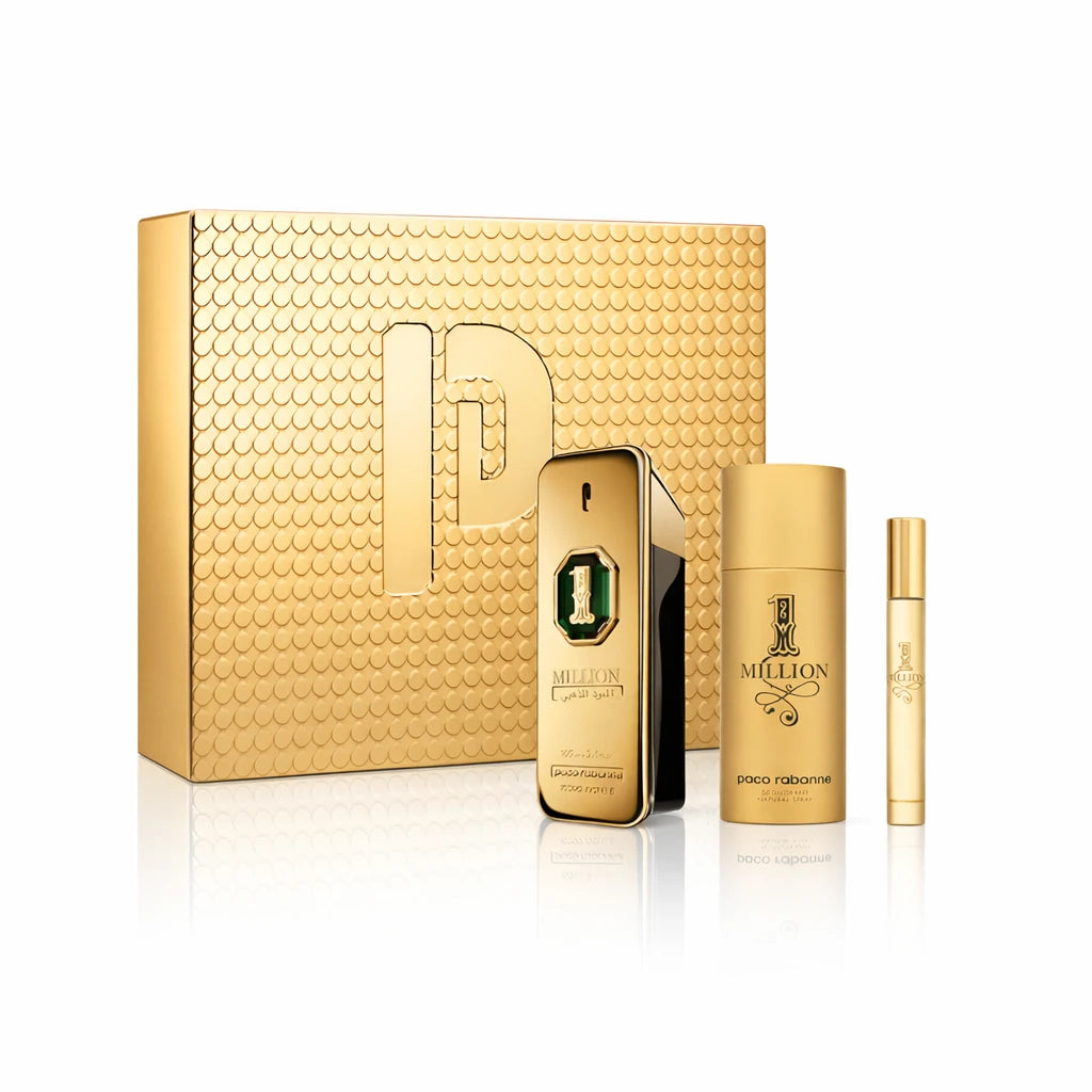 Paco Rabanne 1 Million Golden Oud Parfum Gift Set OpenAI studio hero