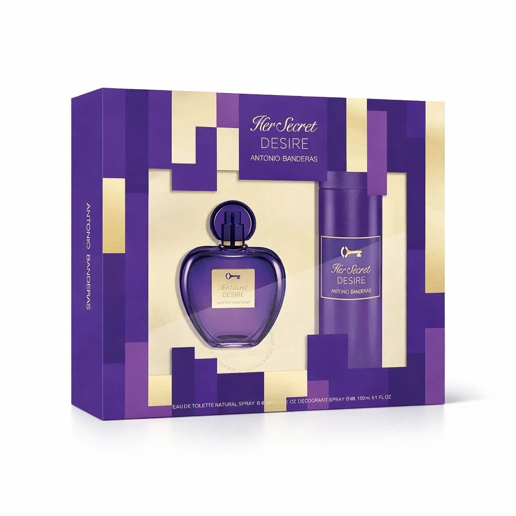 Antonio Banderas Her Secret Desire EDT Deodorant Gift Set For Women OpenAI studio hero