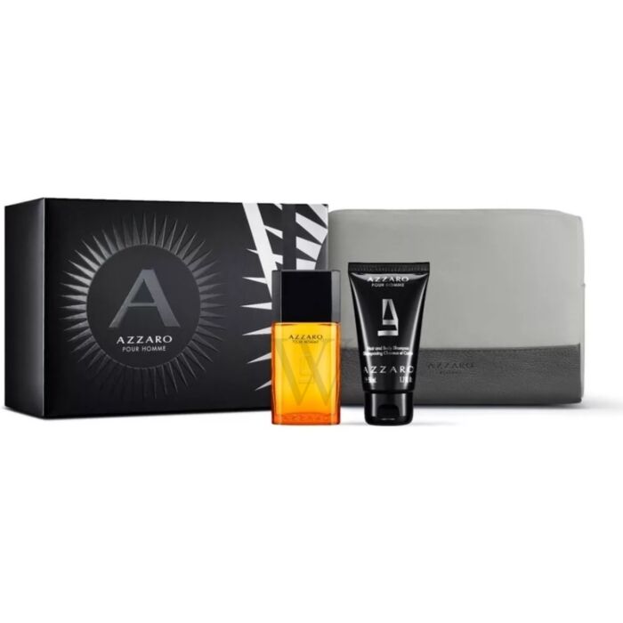 Shop Azzaro Pour Homme EDT Hair & Body Shampoo Travel Set in New Zealand