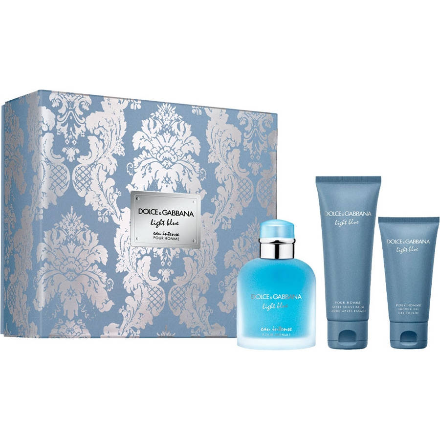 Dolce & Gabbana Light Blue Eau Intense Set For Men | My Perfume Shop Australia