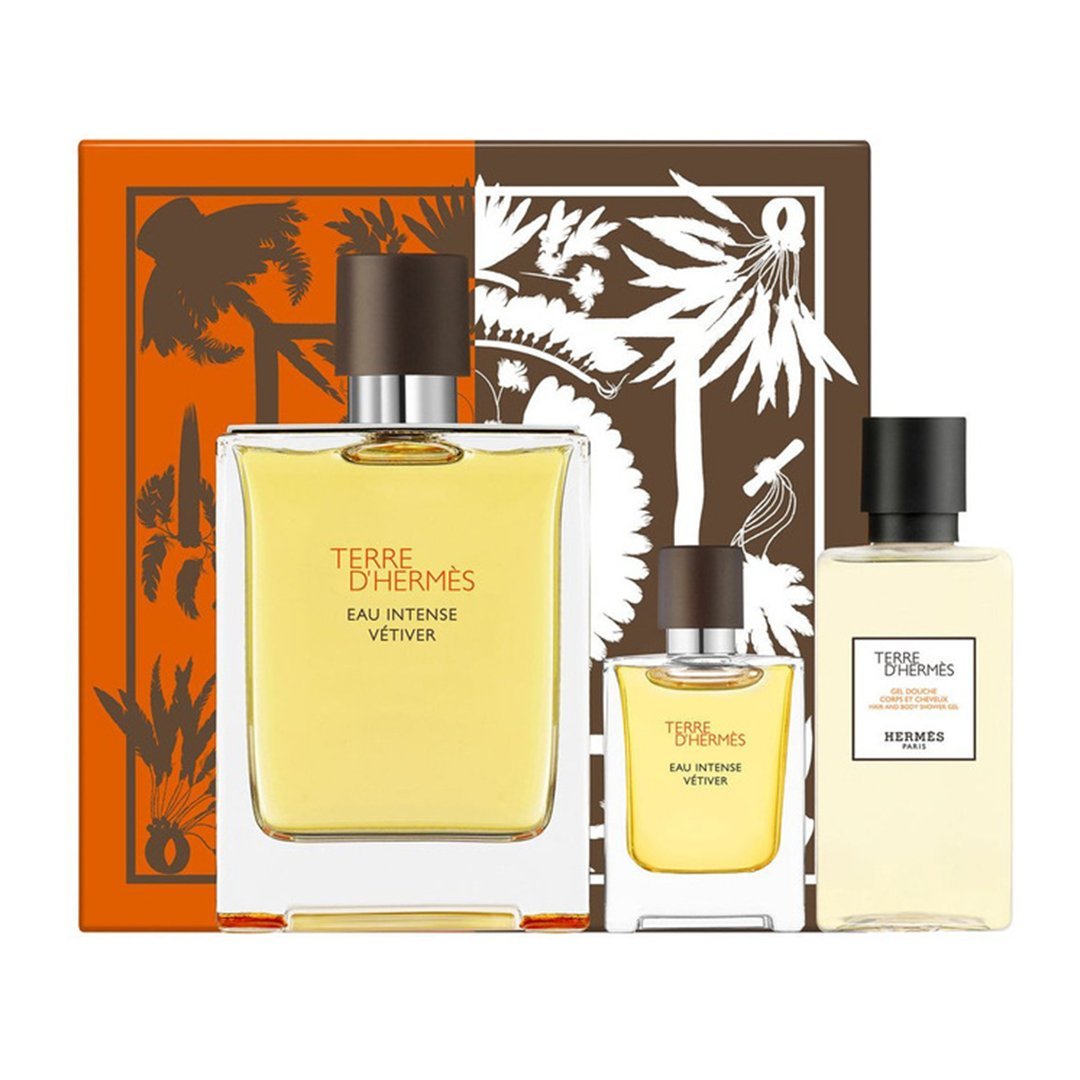 HERMÈS Terre d'Hermès Eau Intense Vetiver Gift Set - My Perfume Shop Australia