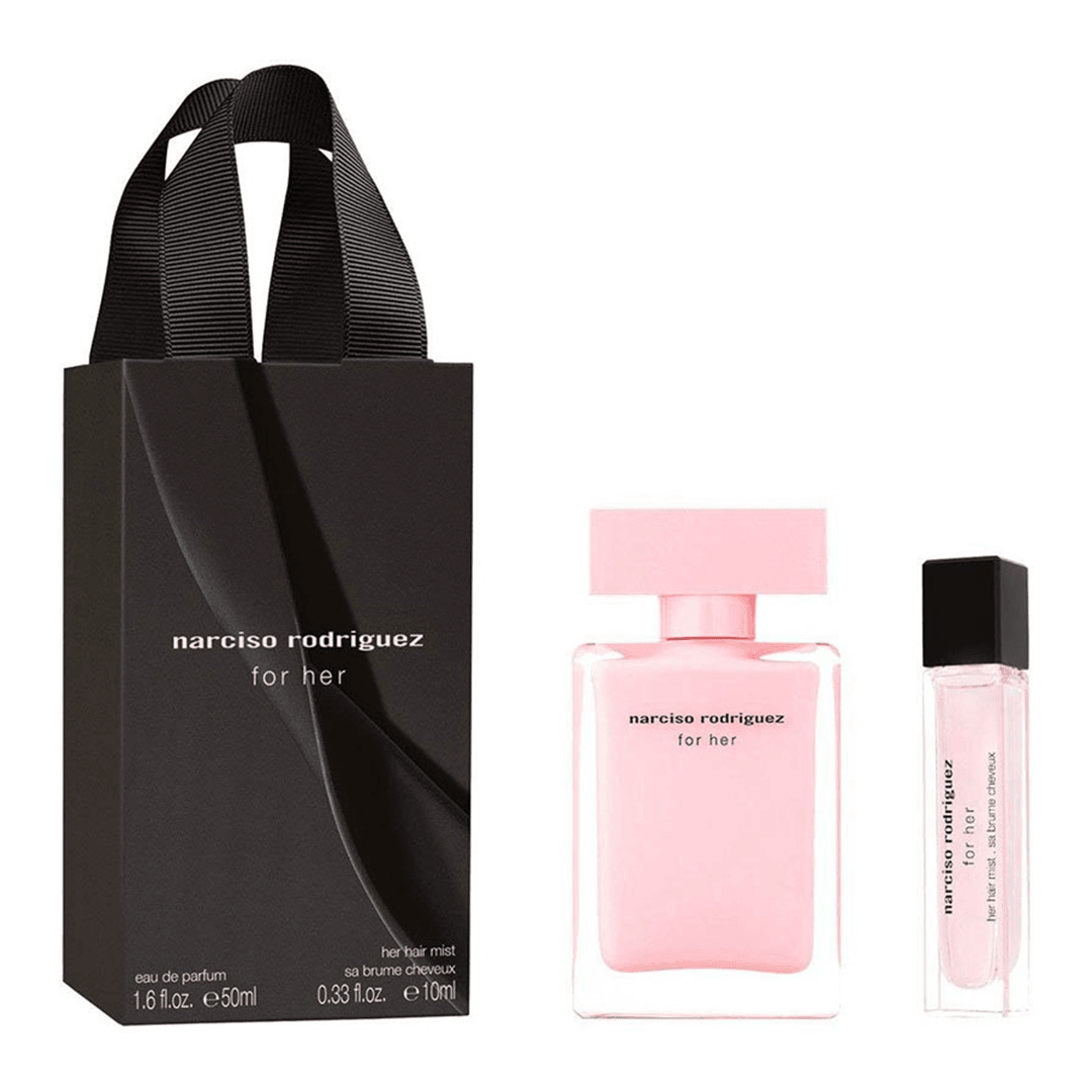 Narciso Rodriguez EDP & Hair Mist Travel Gift Set - My Perfume Shop Australia